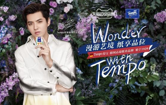 2月21日，Tempo得寶打造紙巾藝術(shù)盛宴